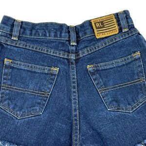 Polo Ralph Lauren Girls Cut Off Dark Wash Jean Shorts Sz.10